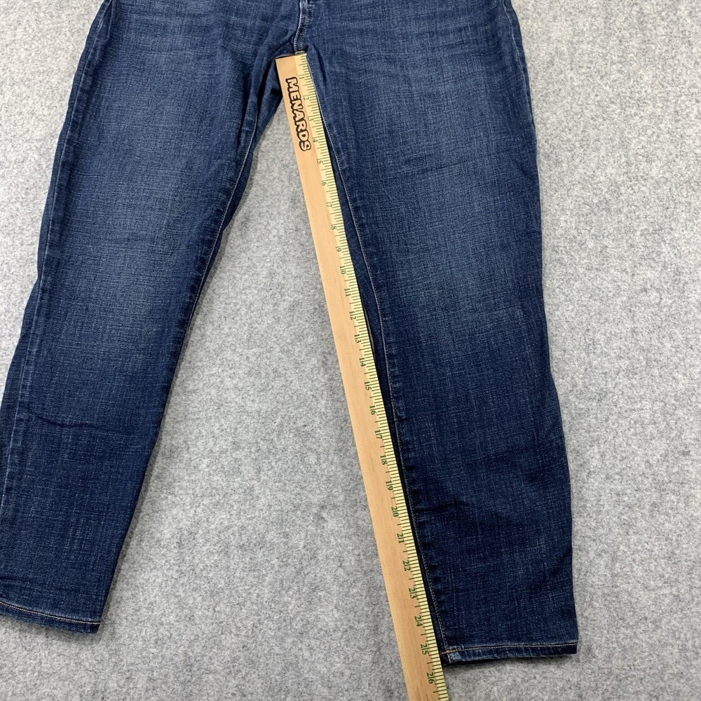 Lucky Brand Jeans Womens Size 10 /30 Ankle Blue Low Rise Skinny Lolita - Picture 10 of 11
